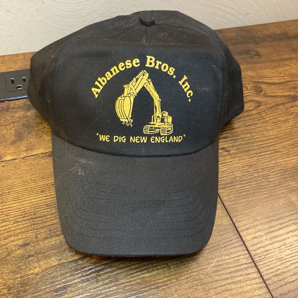 New England Excavator Dig Safe Hat Construction Albanese Bros Snapback OSFM